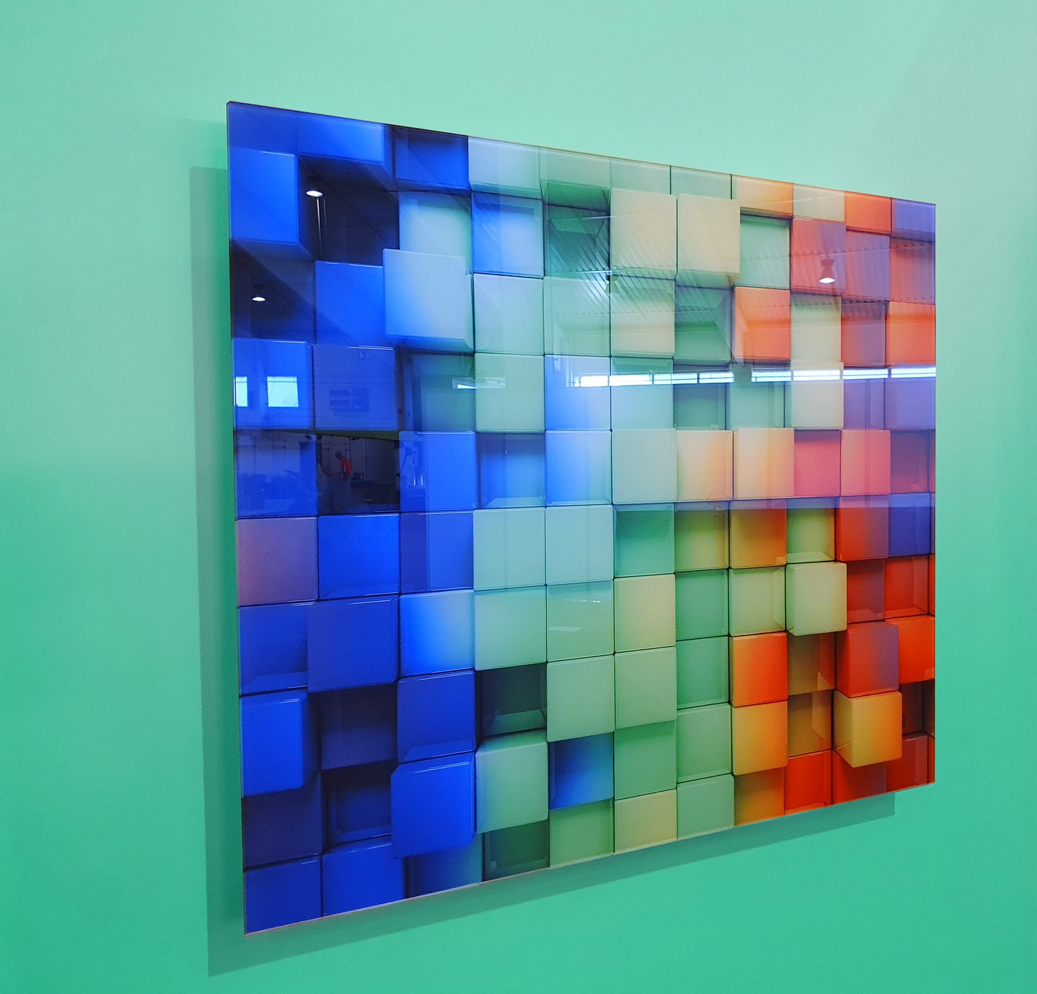 Glas-Designheizung