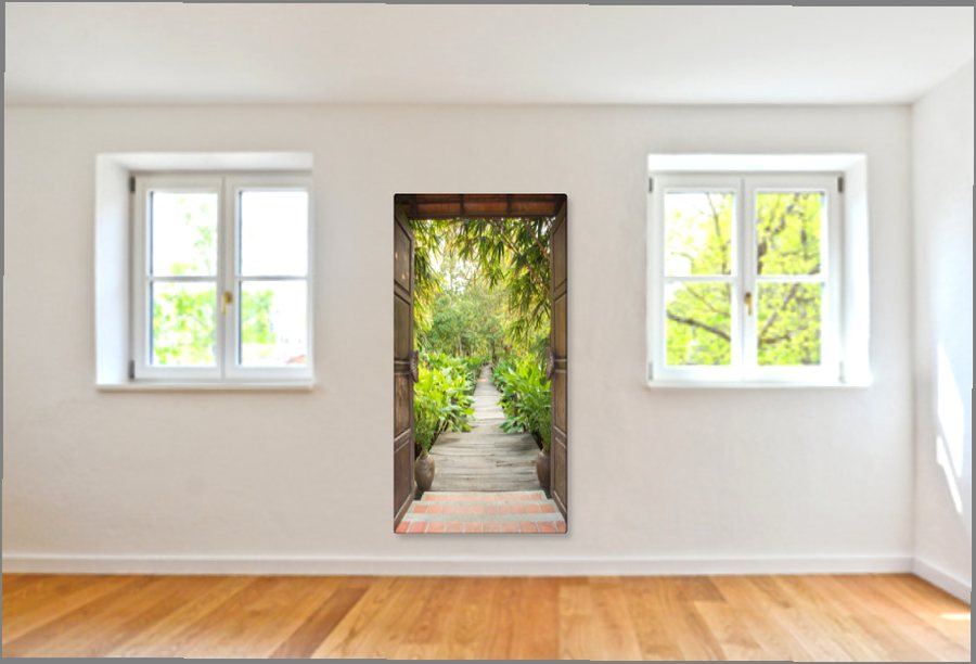 Trompe-l’œil, 150 × 60 cm